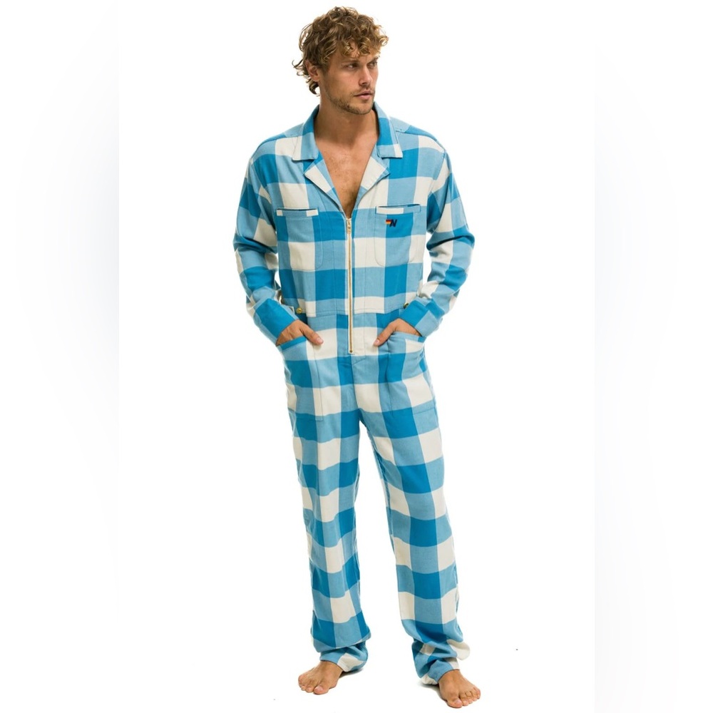 Aviator Nation Plaid Sky Suit
